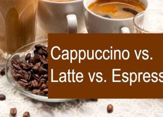 What is the difference between Espresso, Latte and Cappuccino?