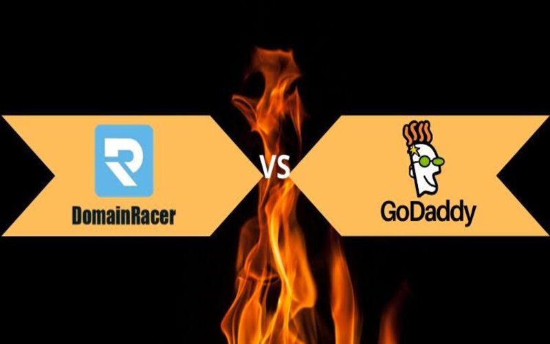 DomainRacer vs GoDaddy Hosting 2023 - (Top Features Comparison)